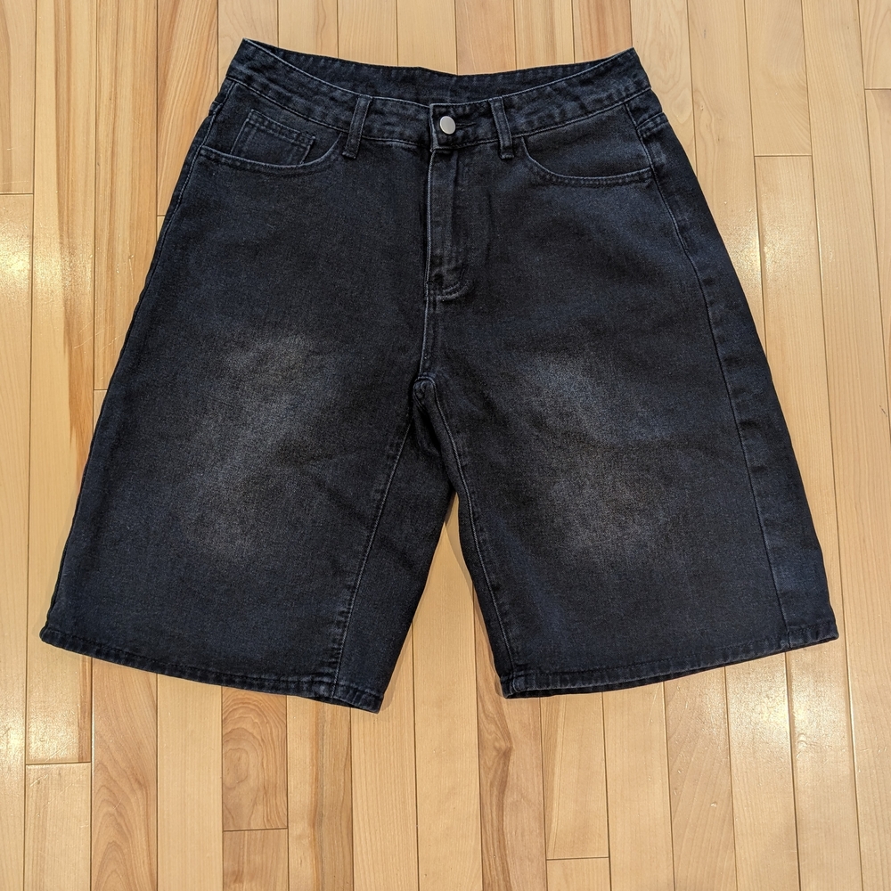 SHEIN Men's Dark Denim Jorts Shorts